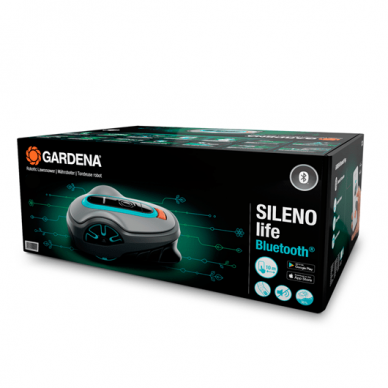 Gardena vejos robotas „SILENO life“ 1 500 m² 6