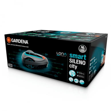 Gardena vejos robotas „Smart" Sileno city 500 m² 8