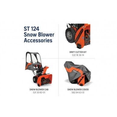 HUSQVARNA sniego valytuvas ST 124 8