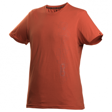 Husqvarna "Xplorer" marškinėliai trumpomis rankovėmis, su "X-Cut" pjūklo atvaizdu, tinkantys abiejų lyčių asmenims